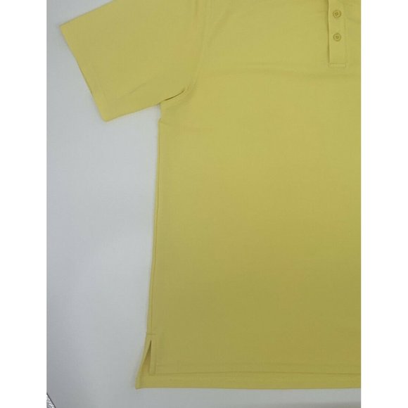 Men's Under Armour HeatGear Short Sleeve Polo Shirt Yellow XL - Picture 2 of 11